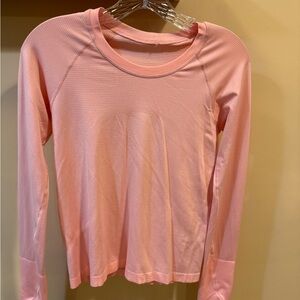 Lululemon Athletica Pink Long Sleeve Tee